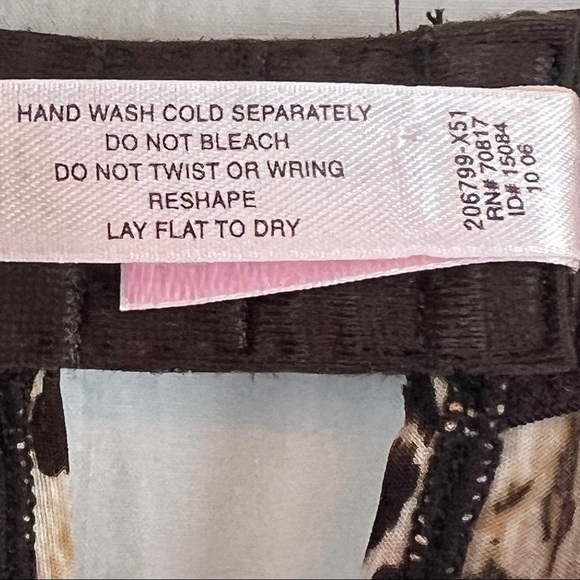 Euc-victoria Secret Very Sexy Leopard Plunging Push Up Bra CamisoleTop Size 34B - Picture 16 of 16
